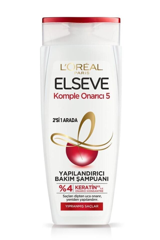 Elseve 5 Yapılandırıcı Bakım Şampuanı 2'si 1 Arada 450 ml