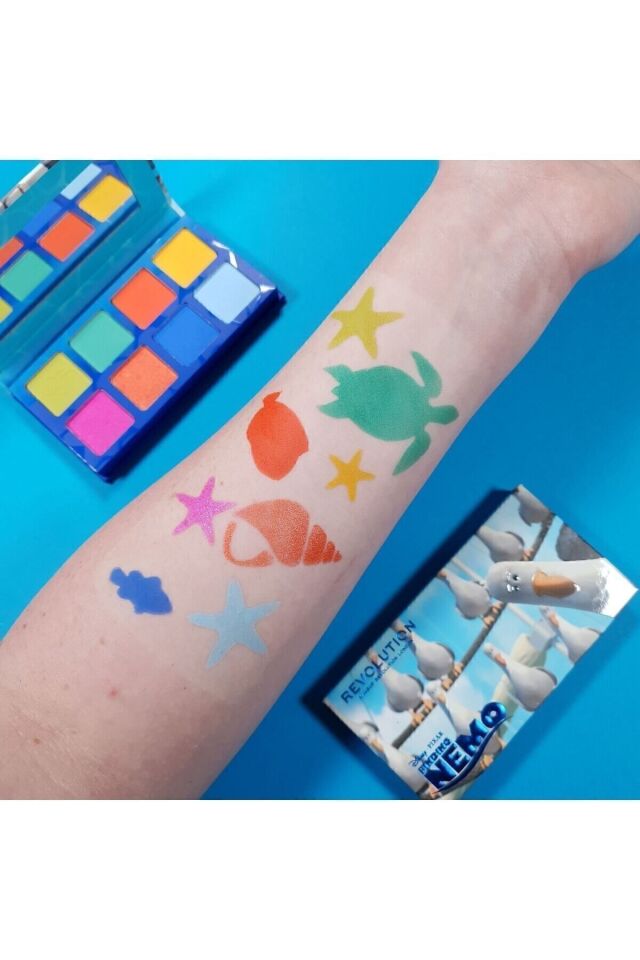 Revolution x Finding Nemo Mine Eyeshadow - Kayıp Balık Nemo Far Paleti
