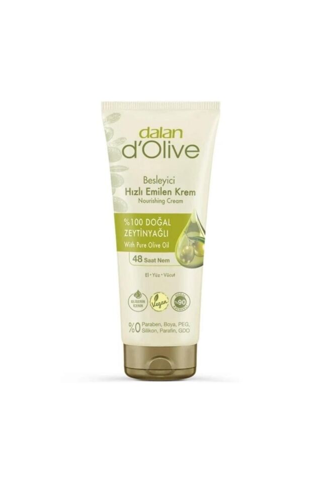 D'OLİVE ZEYTİNYAĞLI BES.HIZLI EM.KREM 250ML 1 ADET