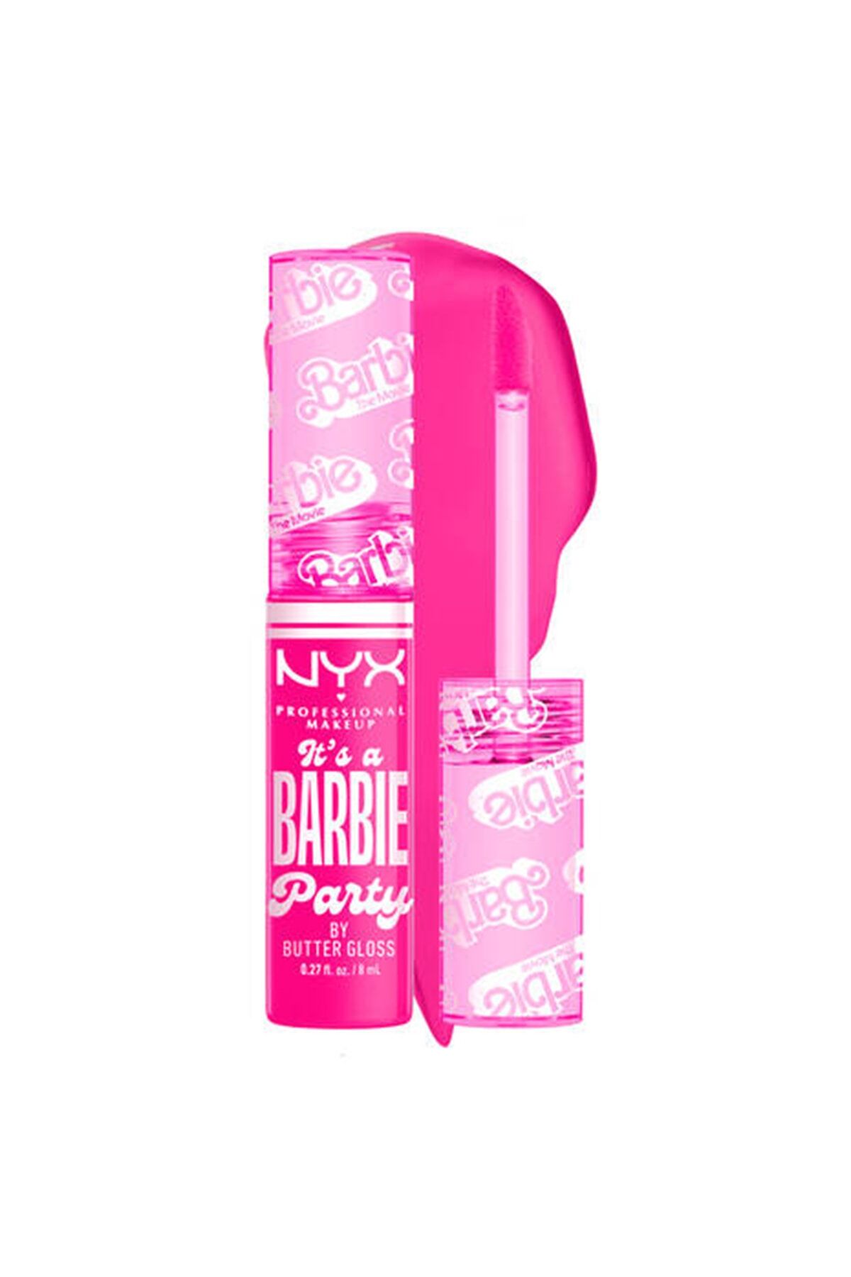 NYX Professional Makeup Barbie Butter Gloss Dudak Parlatıcısı It's a Barbie Party
