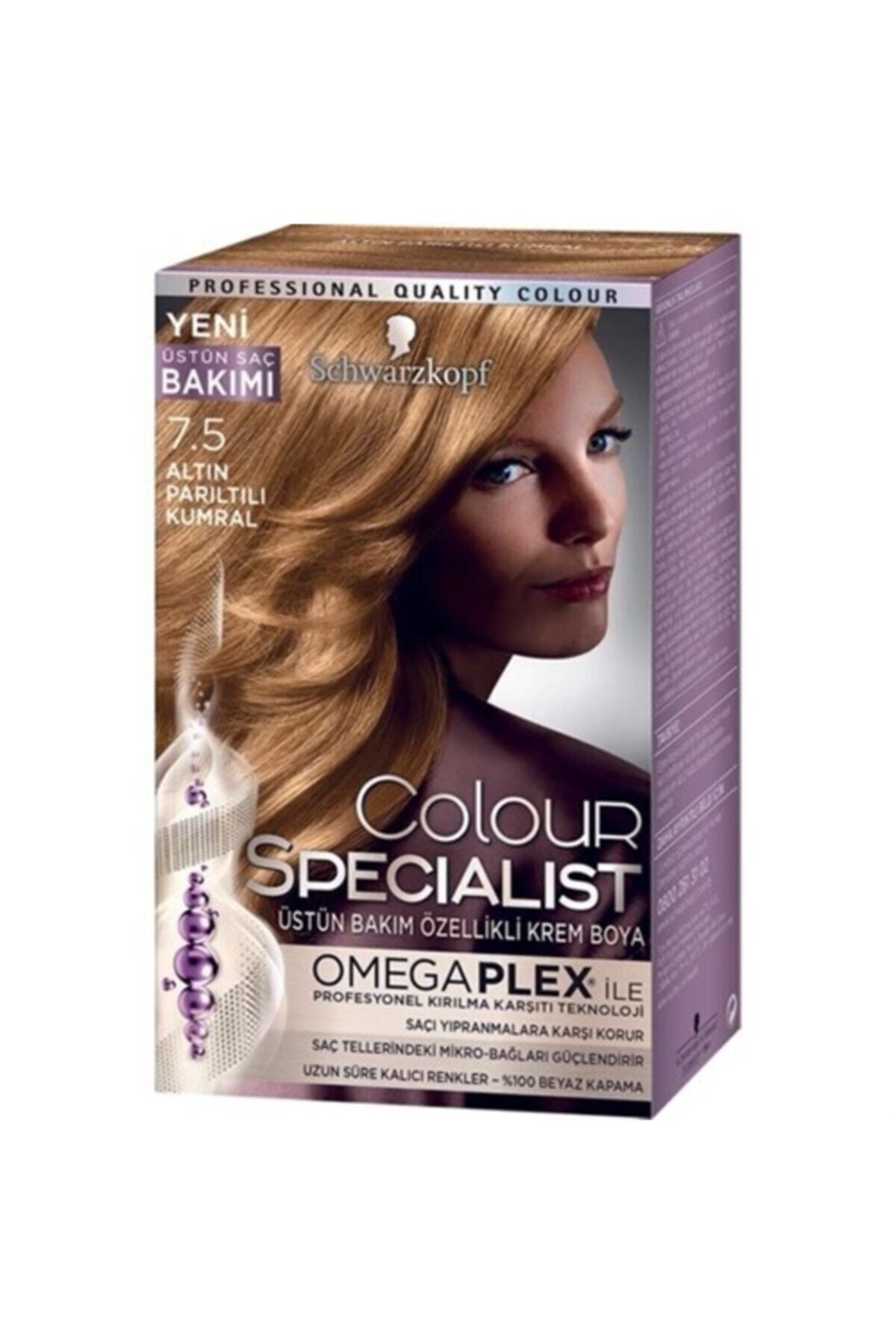 Schwarzkopf Altın Pırıltılı Kumral 7-5