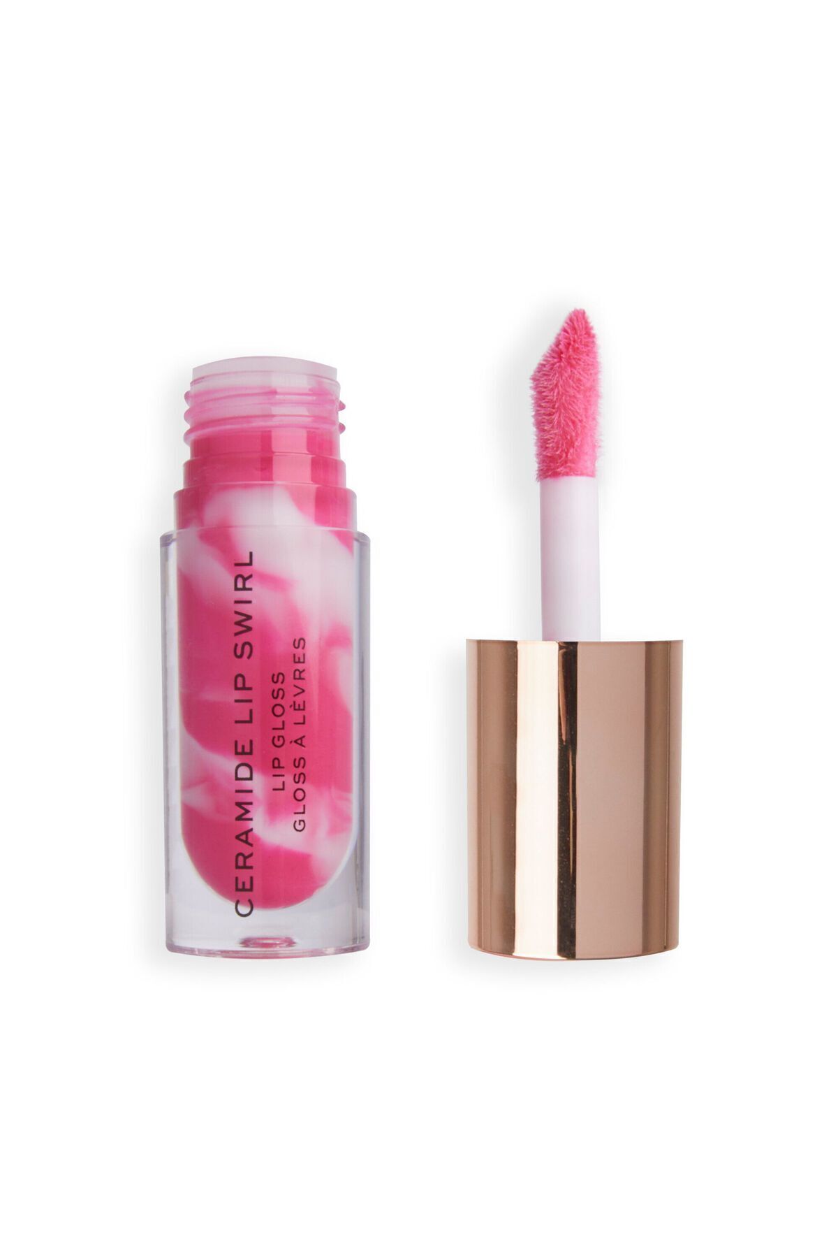 Swirl Ceramide Lip Gloss Berry Pink