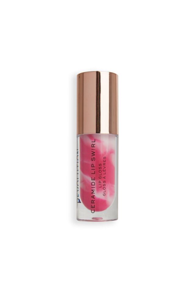 Swirl Ceramide Lip Gloss Berry Pink