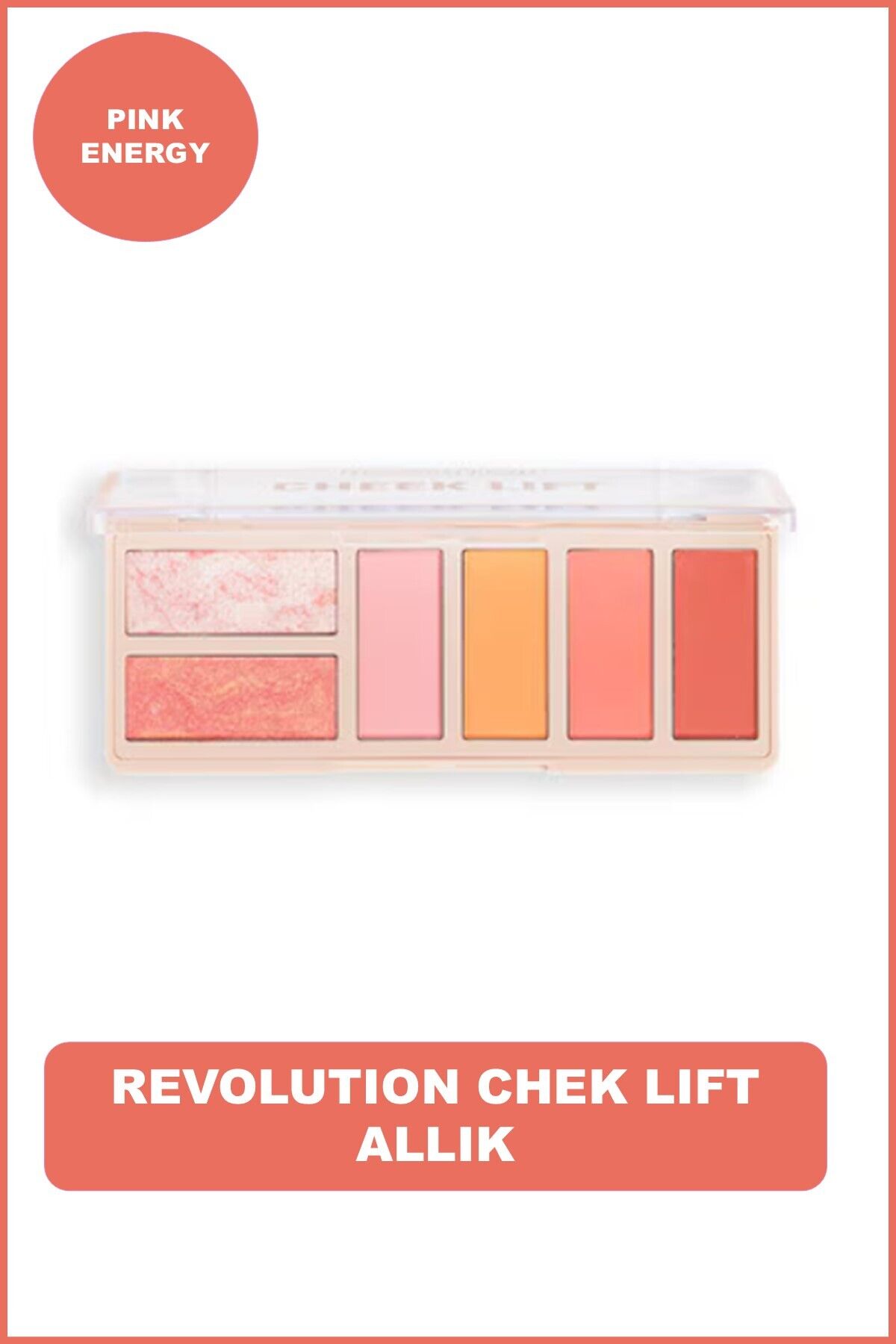Cheek Lift Palet Pink Energy - Allık ve Bronzer Paleti BeNa.