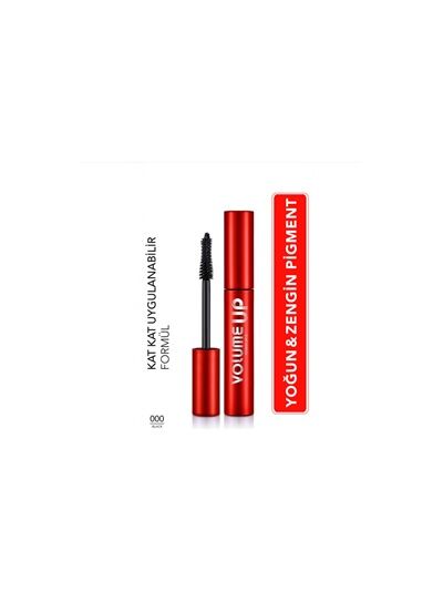 Flormar Volume Up Mascara Yoğun Hacim ve Lifting Etkili Kat Kat Uygulanabilir Maskara