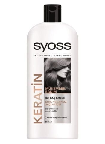 Syoss Keratin Saç Bakım Kremi 550 ml