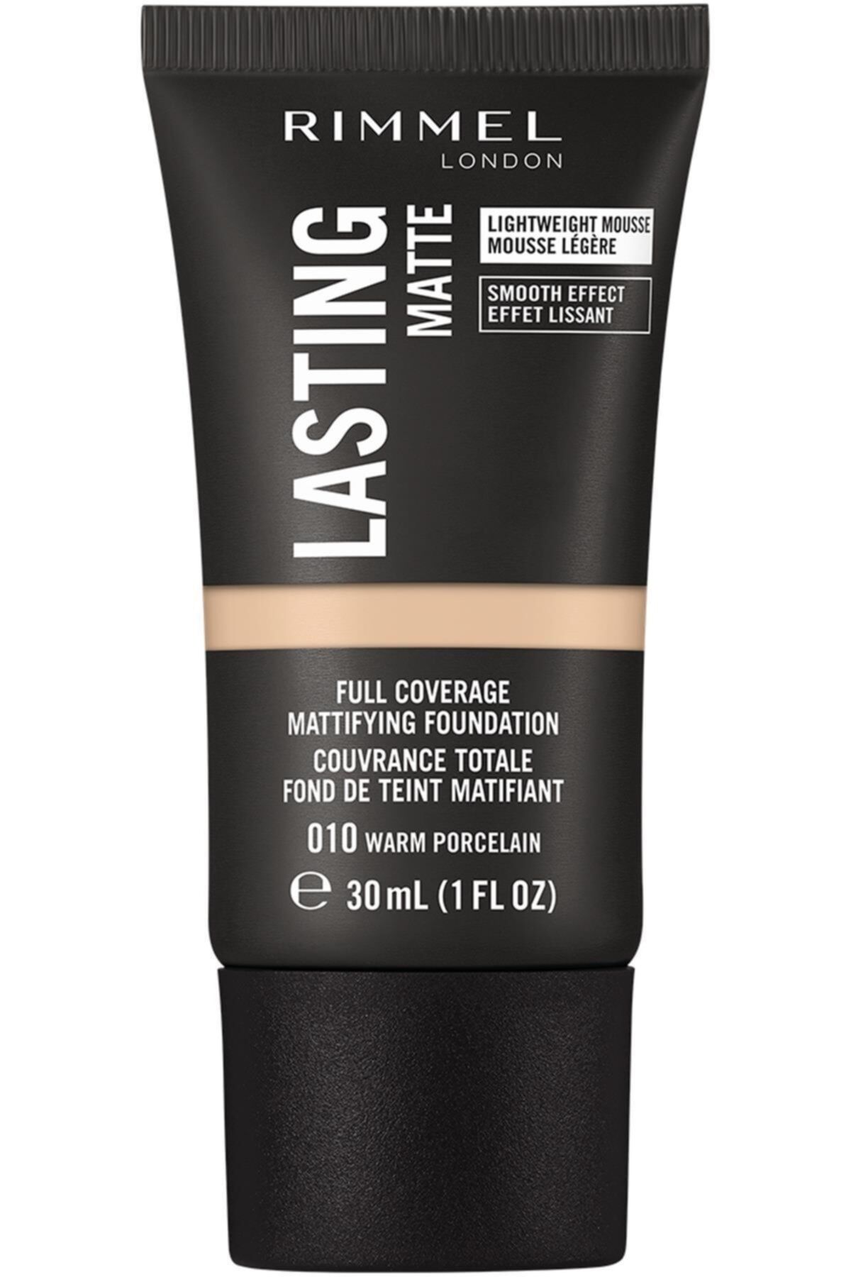 Rimmel London  Lasting Matte Fondöten Porcelain 10 Warm