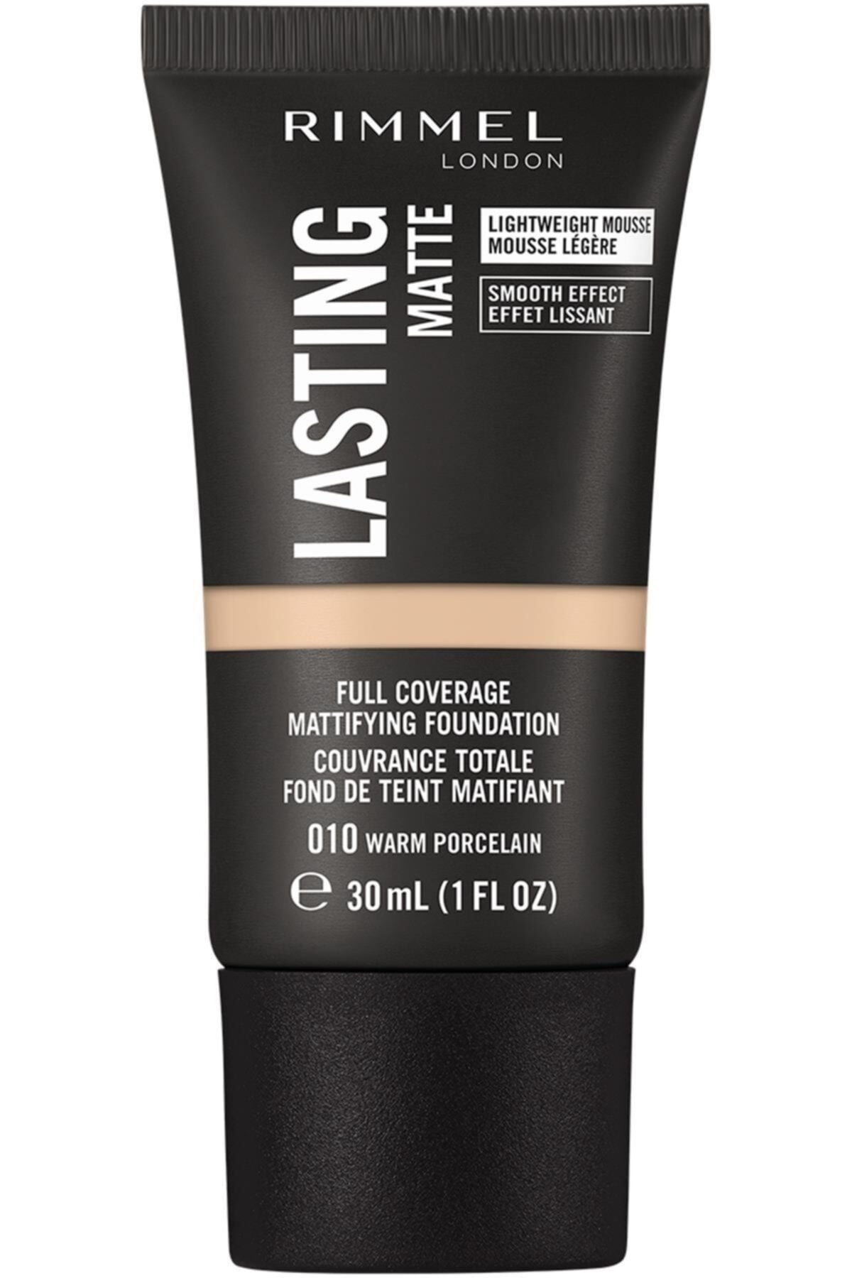 Rimmel London  Lasting Matte Fondöten Porcelain 10 Warm