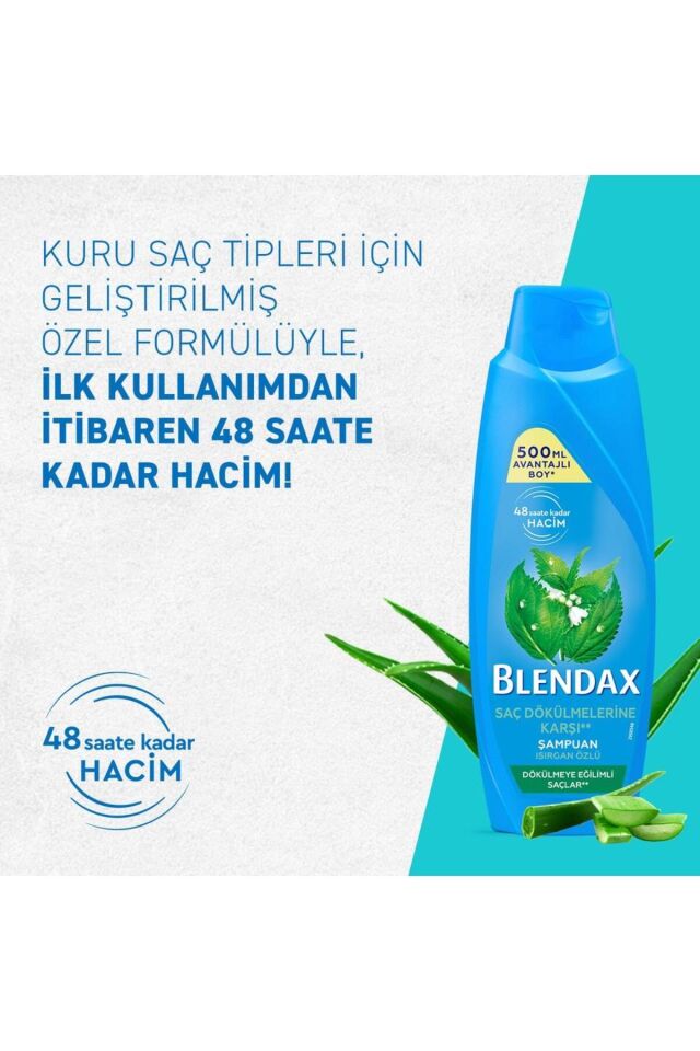 Blendax Şampuan Aloe Vera Özlü 500 ml