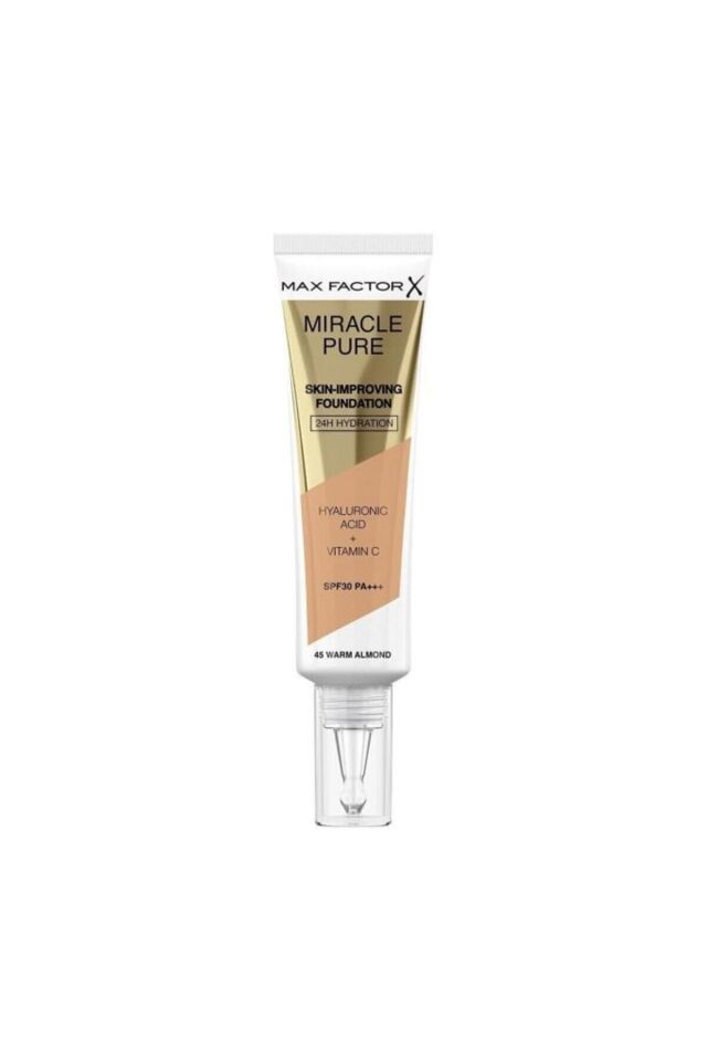 Max Factor Mıracle Pure Fondöten 45 Warm Almond