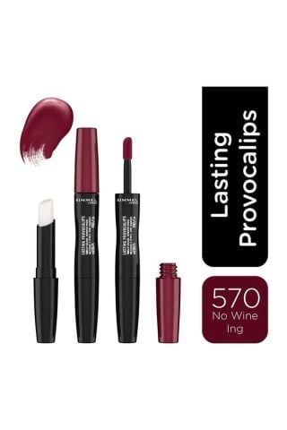 Rimmel London Ruj - Provocalips Kiss Proof Lip Colour 570 Firecrackers