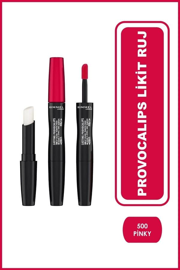 Rimmel London Rimmel London Provocalips Likit Ruj 500 Kıss The Town Red
