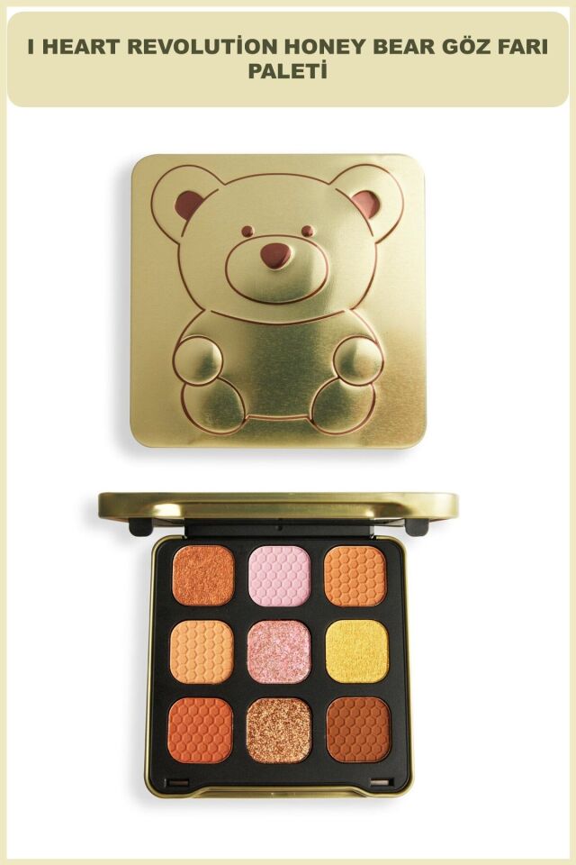Honey Bear Eyeshadow Palette Ayıcık Far Paleti