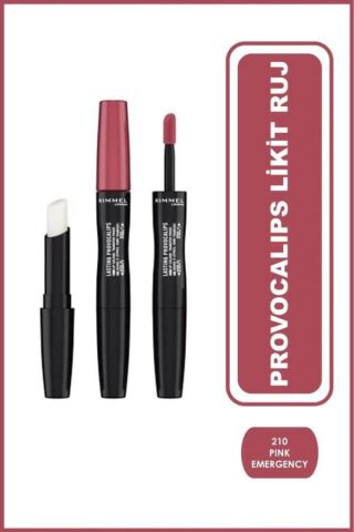 Rimmel London  Provocalips Likit Ruj Pink Emergency 210