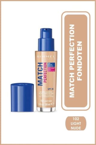 Rimmel London  Match Perfectıon Fondoten No:102 Lıght Nude