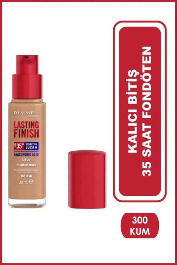 Rimmel London Kalıcı Bitiş 35 Saat Fondöten - 300 - Kum