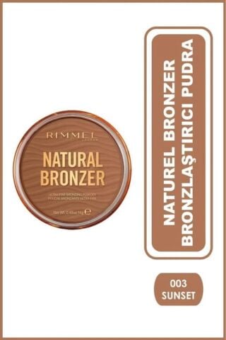 Rimmel London Natural Bronzer No: 003 Sunset