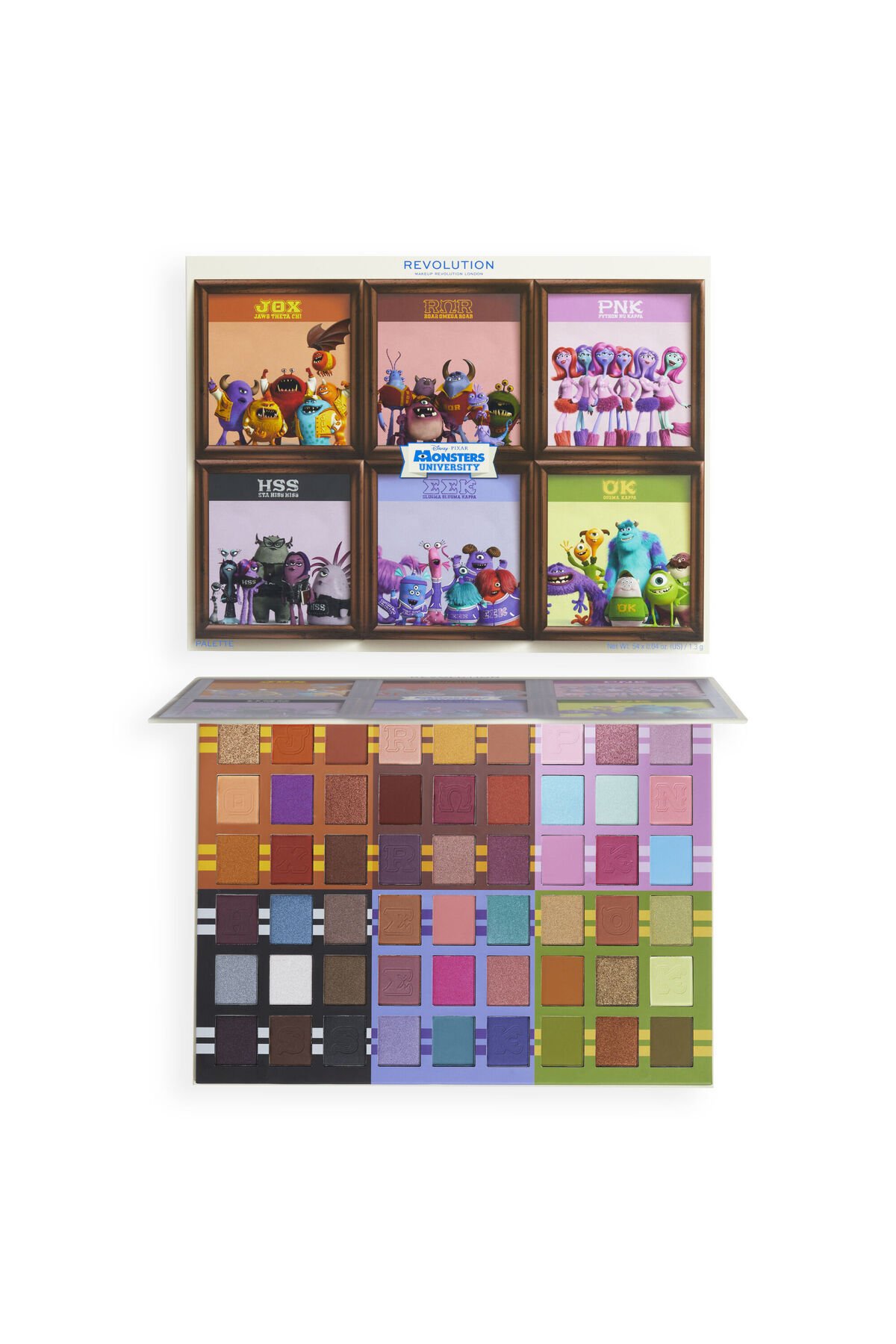 Revolution Disney Pixar’s Monsters University Fraternity  Sororıty Eyeshadow Palette Far Paleti