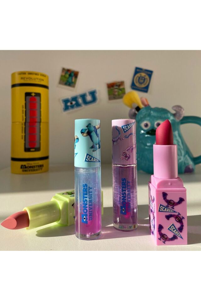Disney Pixar’s Monsters University and Revolution Randall Invisible Lip Oil - Şeffaf Dudak yağı