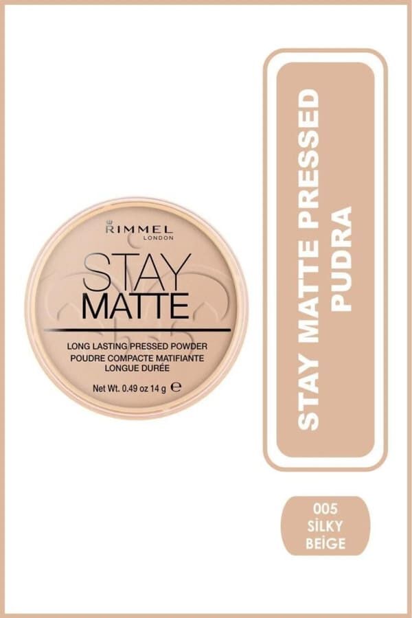 Rimmel London Pudra - Stay Matte Pressed Powder 005 Silky Beige