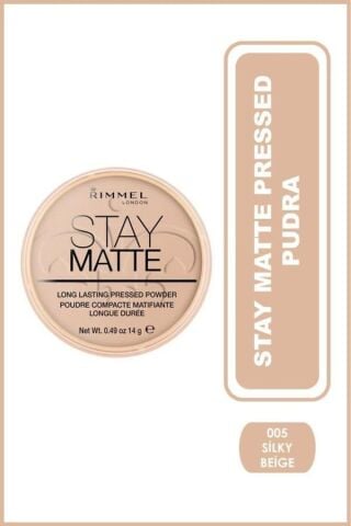 Rimmel London Pudra - Stay Matte Pressed Powder 005 Silky Beige