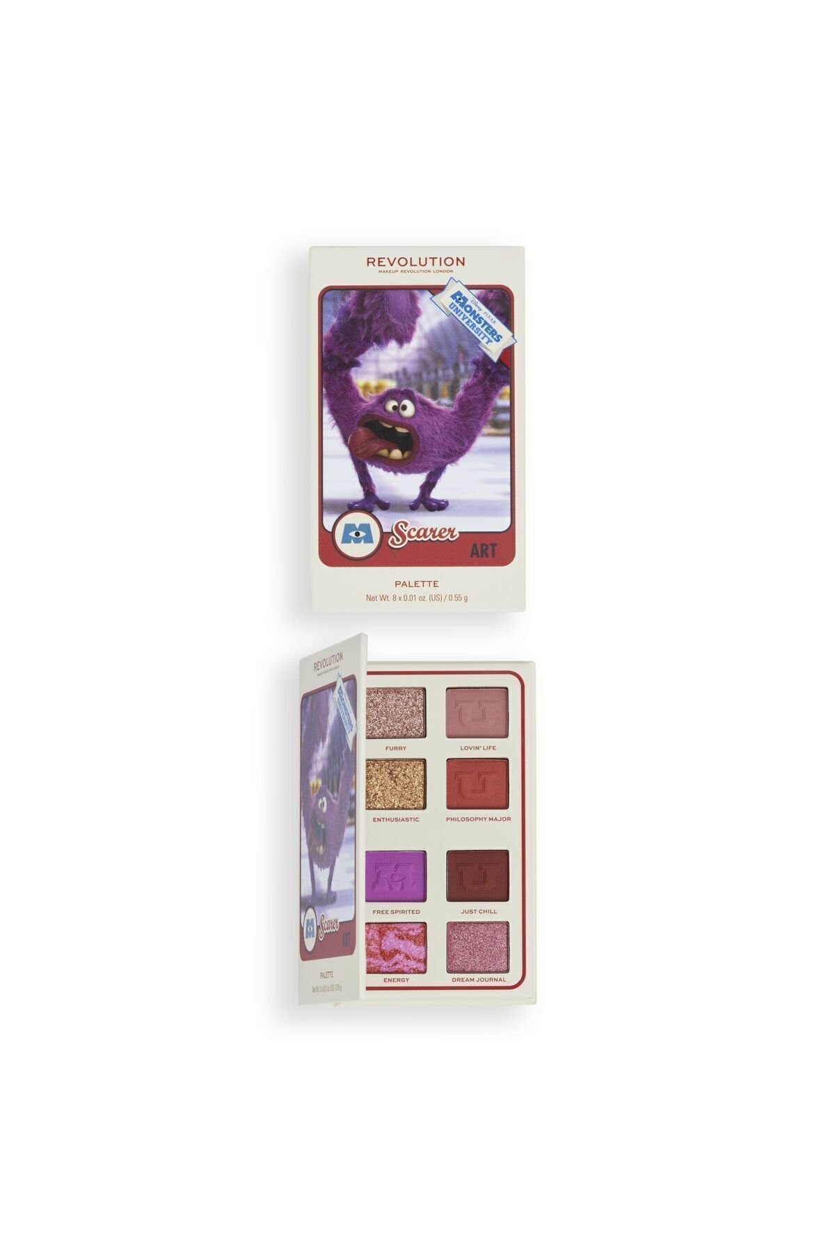 Disney Pixar’s Monsters University and Revolution Scarer ART Eyeshadow Palette - Far Paleti