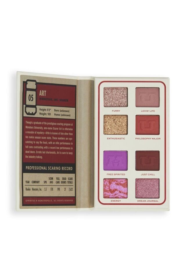 Disney Pixar’s Monsters University and Revolution Scarer ART Eyeshadow Palette - Far Paleti