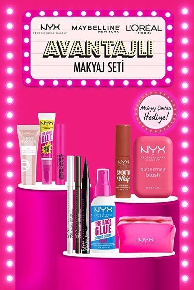 NYX Professional Makeup Tüm Ürünlerim Çantamda Makyaj Seti