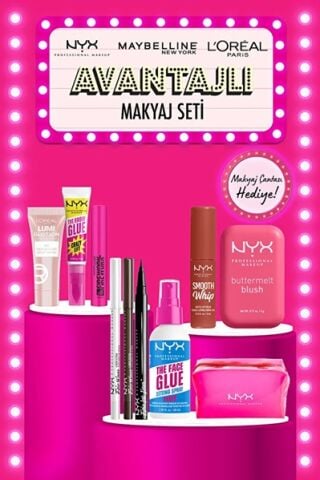 NYX Professional Makeup Tüm Ürünlerim Çantamda Makyaj Seti