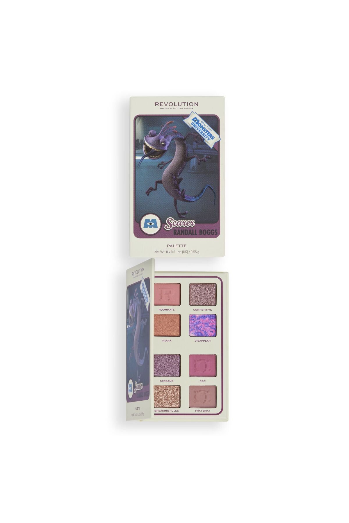 Disney Pixar’s Monsters University and Revolution RANDALL BOGGS Eyeshadow Palette - Far Paleti