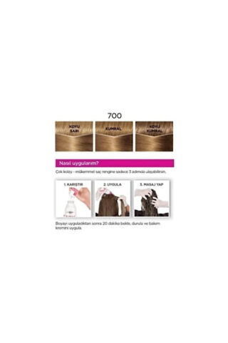 L'Oreal Paris Saç Boyası - Casting Creme Gloss 700 Parlak Kumral
