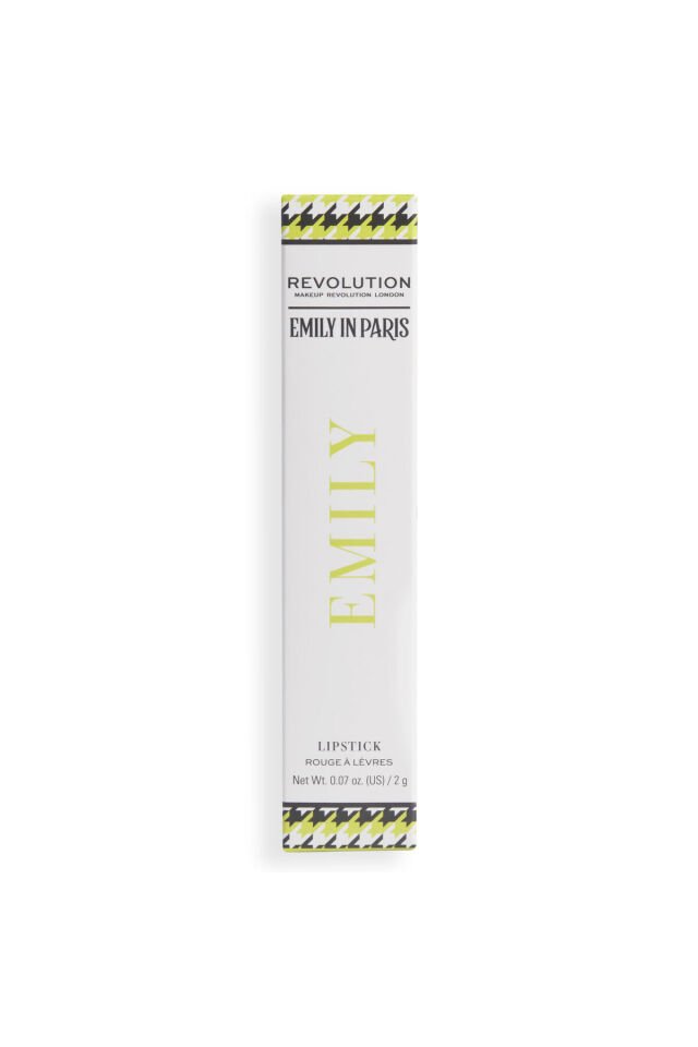 Revolution  X Emily In Paris Just A Kiss Cream Lipstick Emily Taupe Nude - Ruj Emily