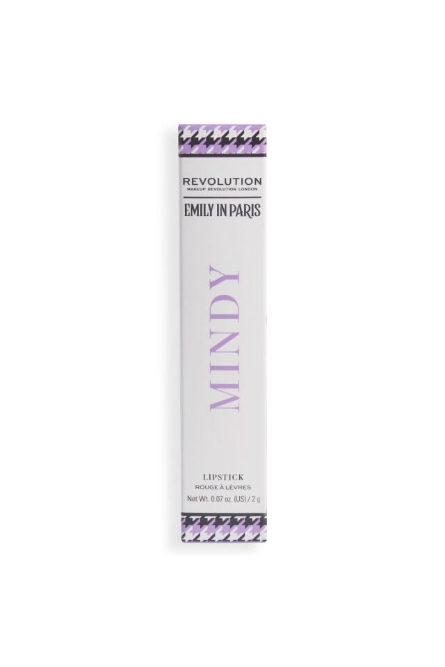Revolution  X Emily In Paris Just A Kiss Cream Lipstick Emily Taupe Nude - Ruj Mindy