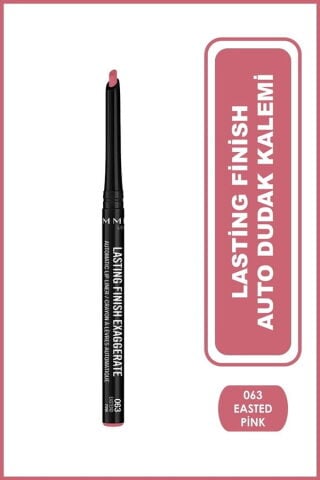 Rimmel London Dudak Kalemi - Lasting Finish Auto Lipliner 063 Easted Pink