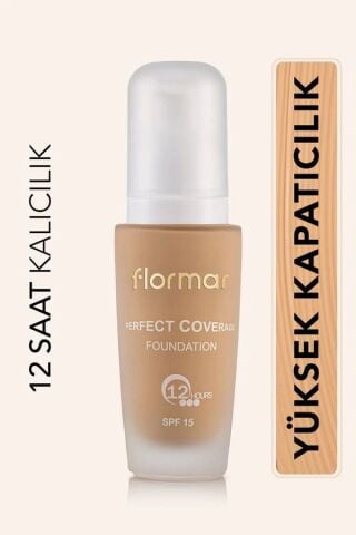 Flormar Yoğun Kapatıcı Su Bazlı Fondöten (Nötr Alt Ton) - Perfect Coverage Foundation - 102 - 8690604085903