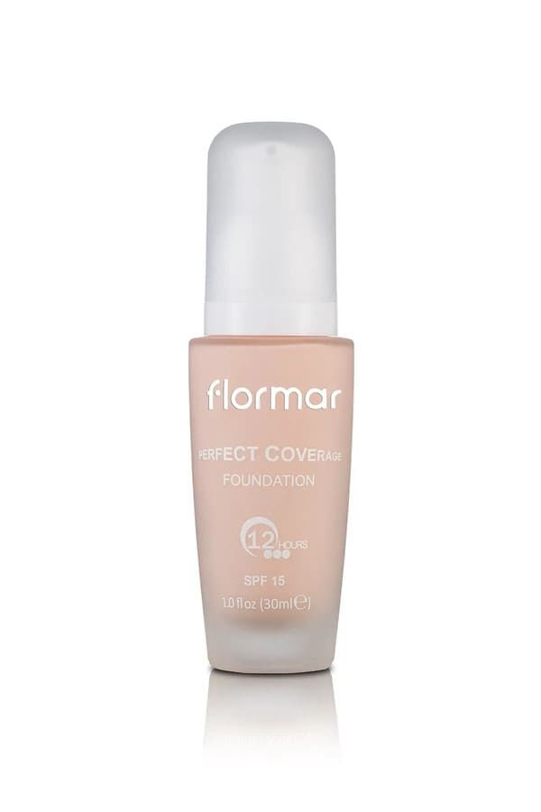 Flormar Foundation High Coverage - Perfect Coverage Foundation 107 Natural Ivory