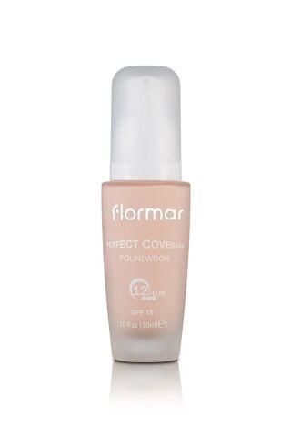 Flormar Foundation High Coverage - Perfect Coverage Foundation 107 Natural Ivory