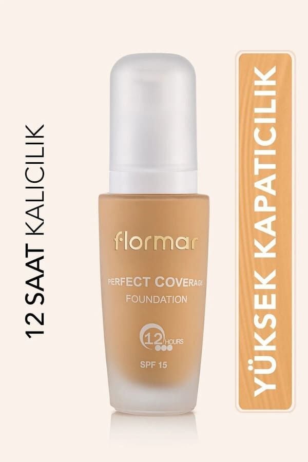 Flormar Yoğun Kapatıcı Su Bazlı Fondöten(SICAK ALT TON)-perfect Coverage Foundation-104 -8690604085927