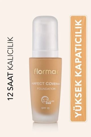 Flormar Yoğun Kapatıcı Su Bazlı Fondöten(SICAK ALT TON)-perfect Coverage Foundation-104 -8690604085927