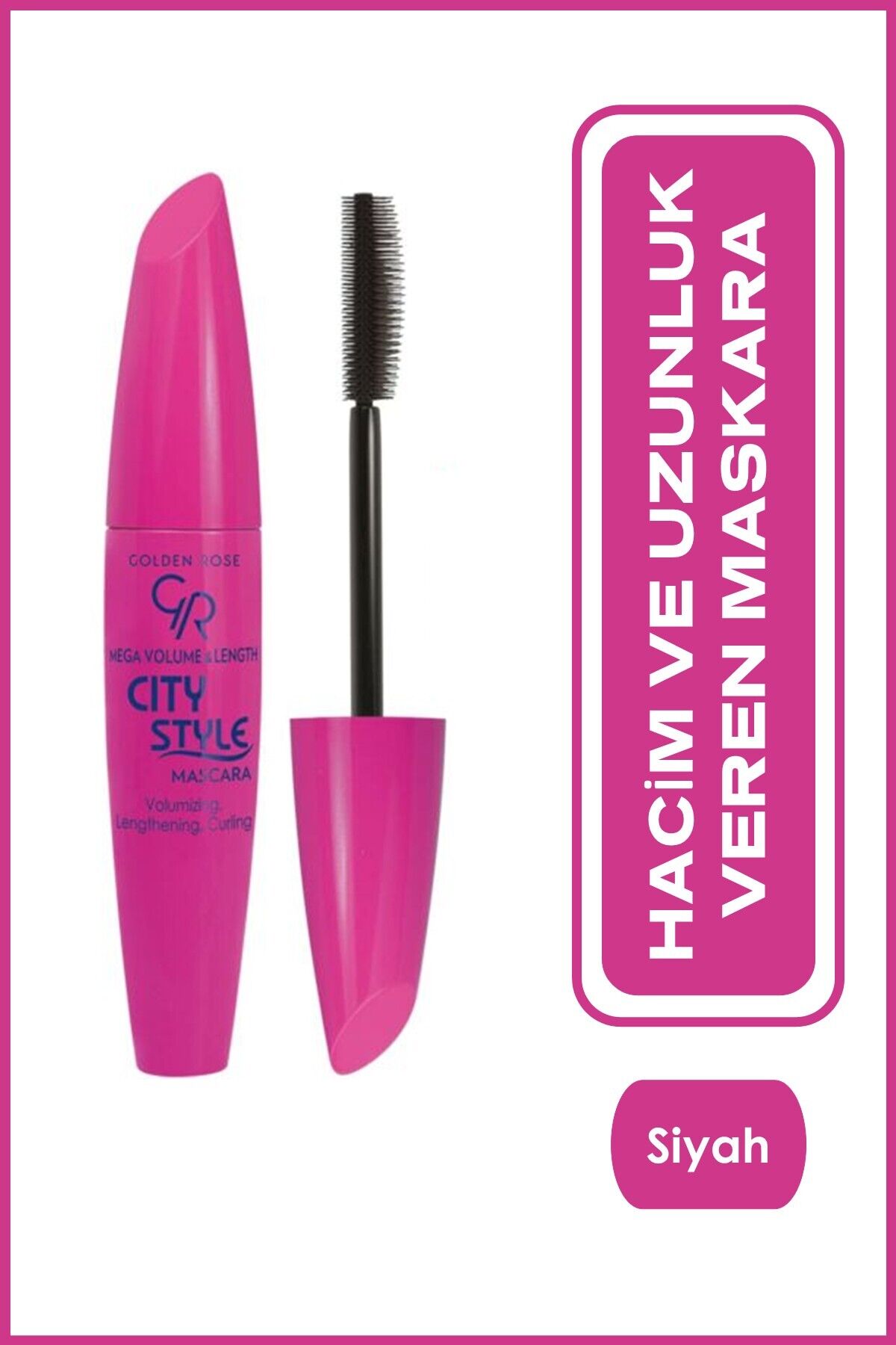 Mega Volume&Length City Style Mascara Hacim ve Uzunluk Veren Maskara 9 ml