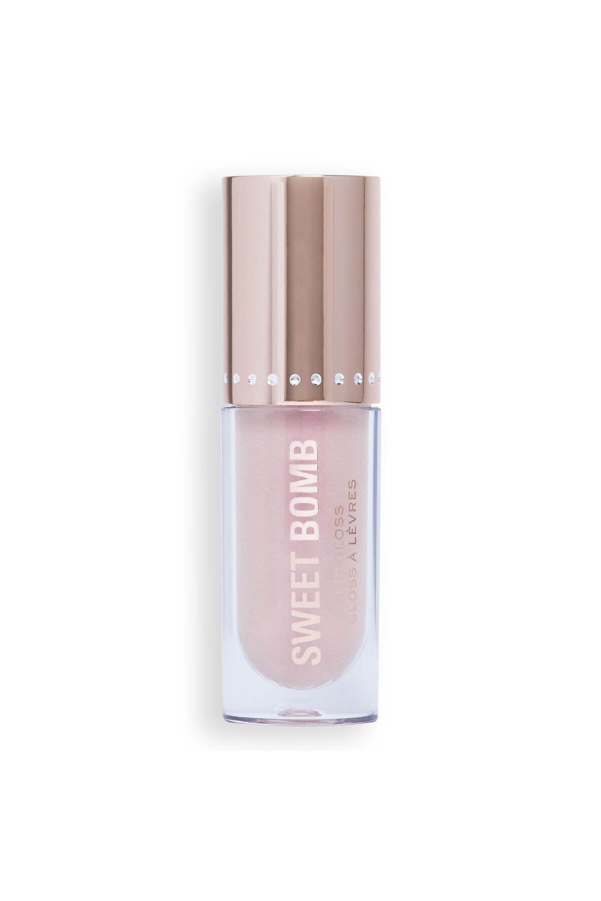 Revolution Y2k Sweet Bomb Lip Gloss - Dudak Parlatıcısı Candyfloss Pink Glitter Vanilla Ice White Holo