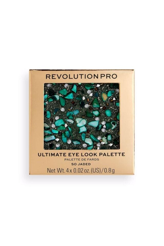 Far Paleti So Jaded 3.2 Gr Mat & Işıltılı Yeşil - Altın Tonları