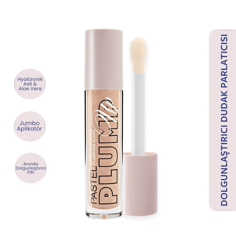 Pastel Plump Up Extra Hydrating Plumping Gloss Dolgunlaştıran Dudak Parlatıcısı 201 Royal
