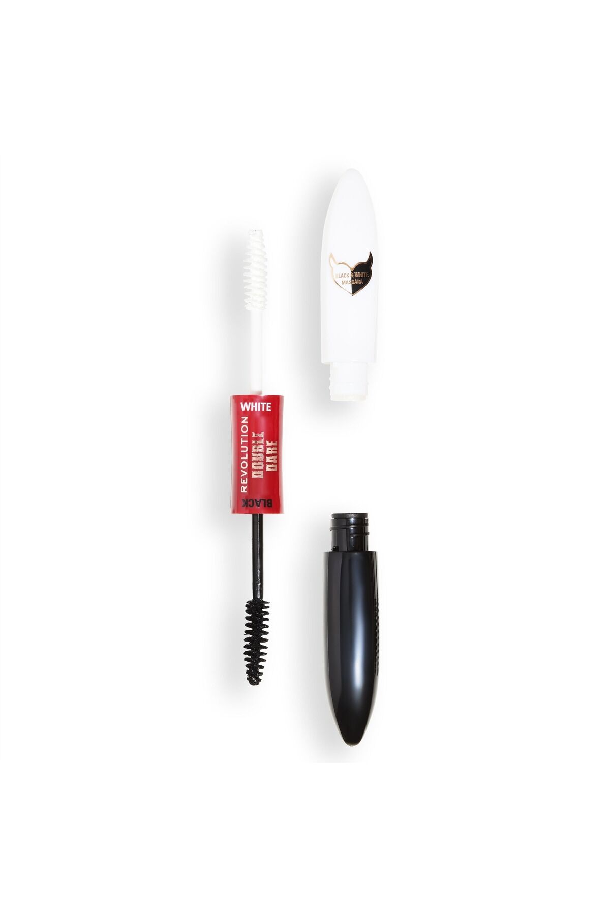 Revolutıon  Truly Sinful Double Ended Black and White Mascara - Siyah ve Beyaz Maskara