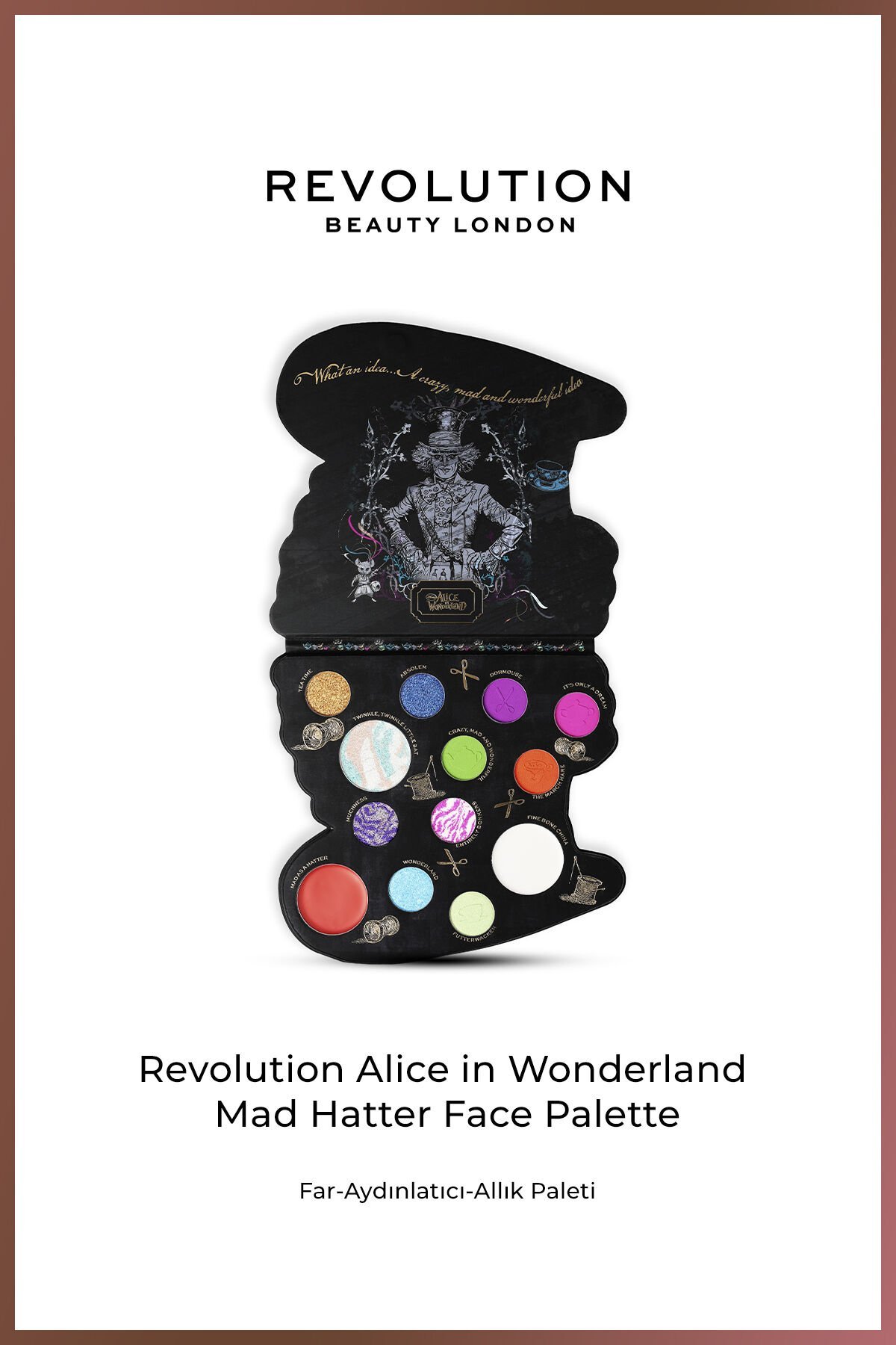 Disney’s Alice In Wonderland - Mad Hatter Eyeshadow Palette - Far Paleti