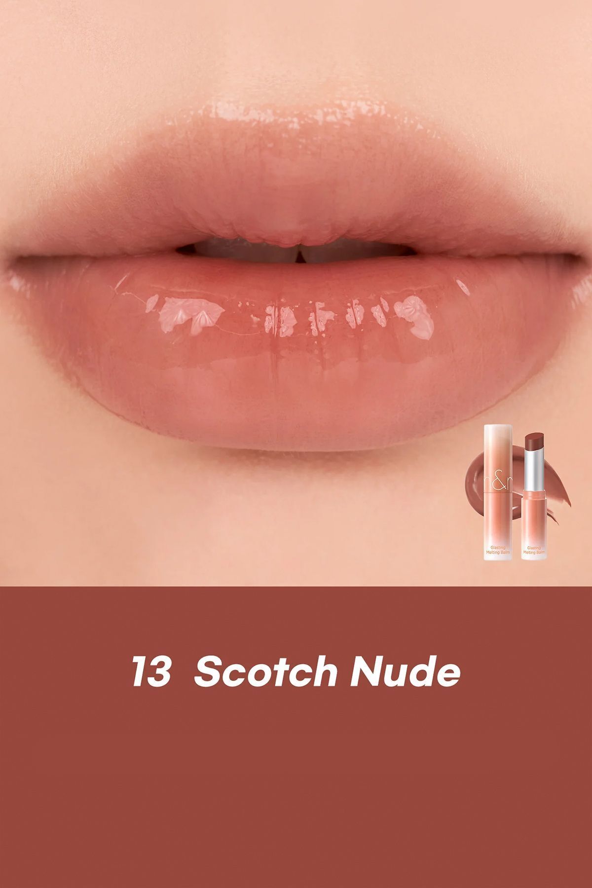 Glasting Melting Dusty On The Nude Nemlendirici  Dudak Balmı - 13 Scotch Nude