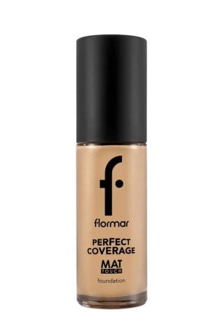 Flormar Mat Birişli E Vitamini İçeren Fondöten - Mat Touch Foundation - 304 Nude Ivory