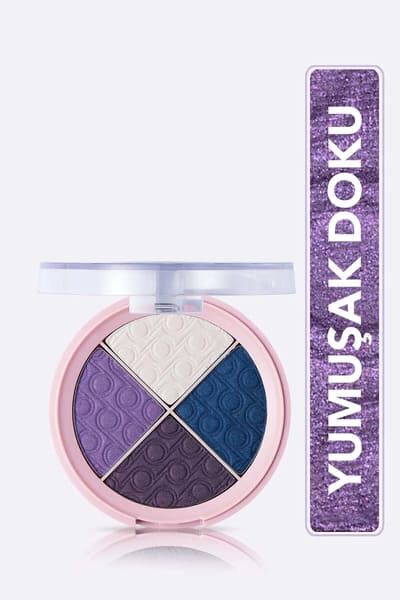 Pretty By Flormar Quartet Eyeshadow -  006 Violet Universe