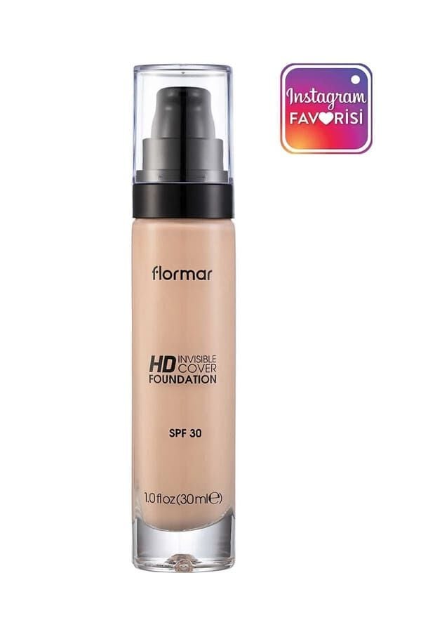 Flormar Invisible Hd Cover Fondöten 020 Porcelain