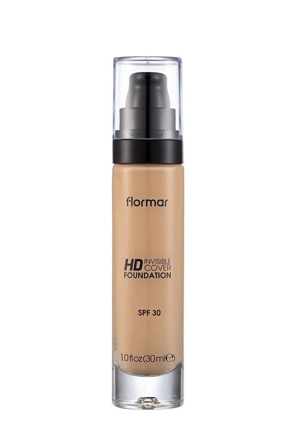 Flormar Fondöten - Invisible Cover HD Foundation 60 Ivory